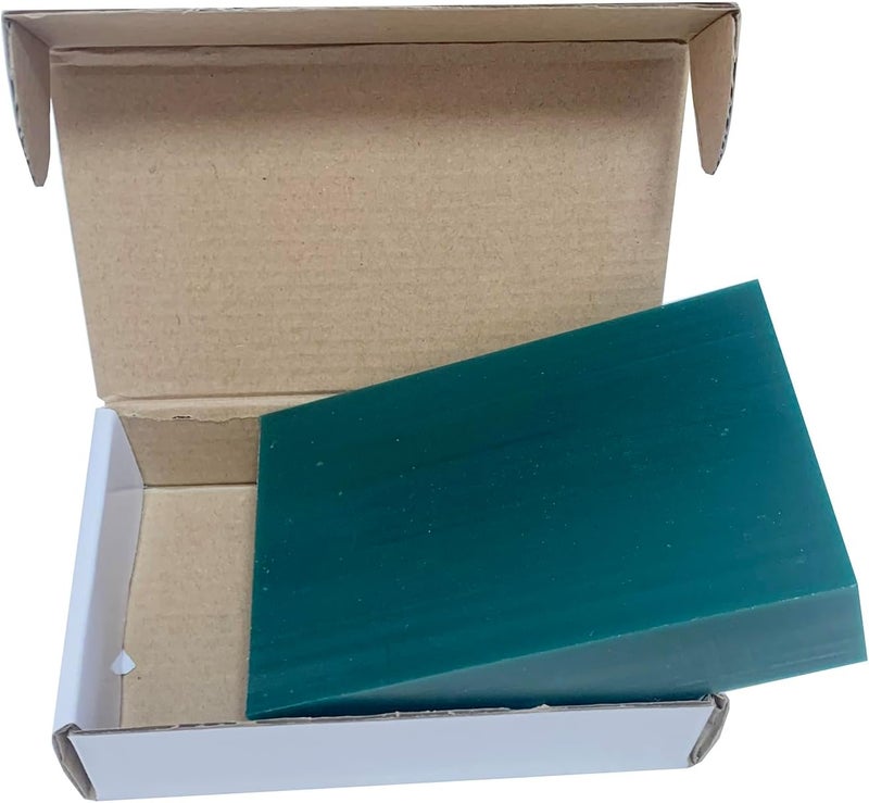 #DONTPLUCKITUP 1Pound Green Wax Slice Block for Jewelry Dental Tool Carving Lost Wax Casting Jewelry Molding Tool Mold Sculpting (Wax Block) - Image 1